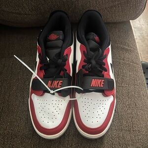 Nike men’s Jorden Red and White Sneakers